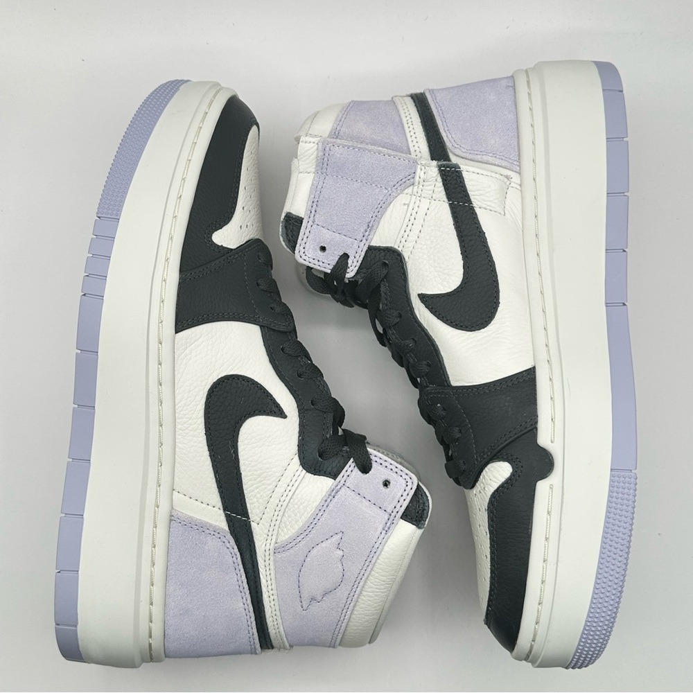 Women’s Air Jordan 1 Elevate High Sz 10.5 Titanium/DK Smoke Grey Sail m - Picture 5 of 11